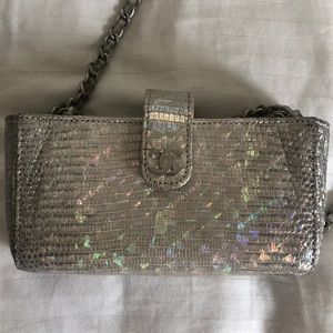 BRAND NEW AUTHENTIC Chanel Silver purse